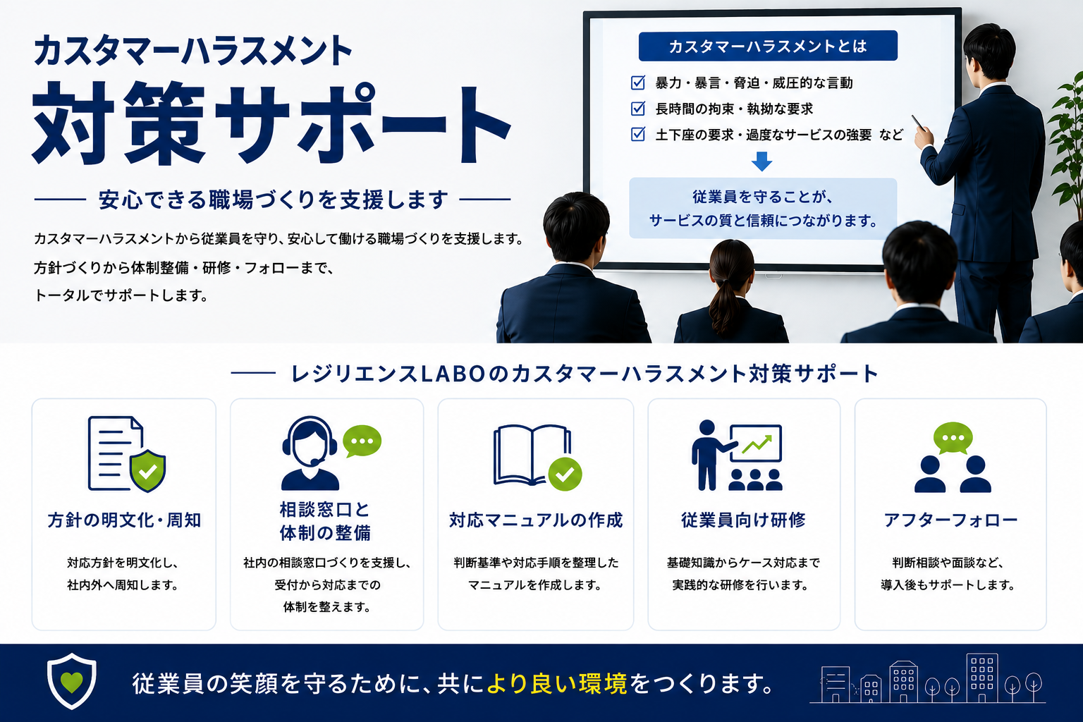 カスタマーハラスメント対策
